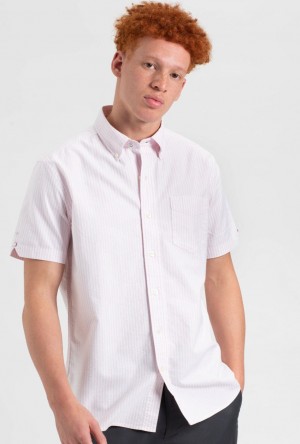 Kosele Ben Sherman Brighton Oxford Ruzove | RPNXE7856