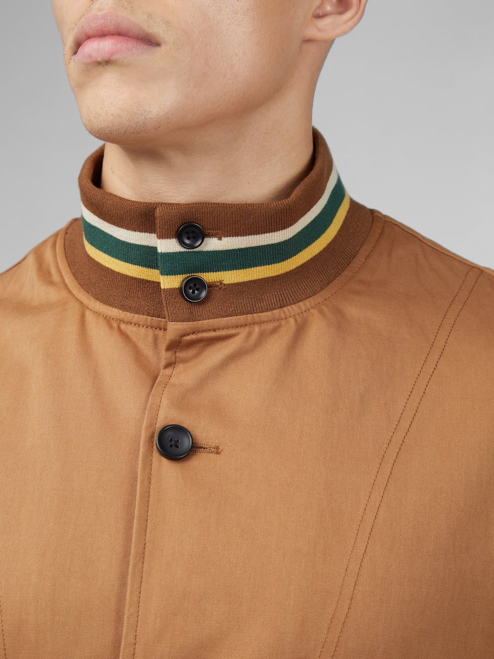 Bundy Ben Sherman Signature Heritage Bomber Svetlo Hnede | ATQHW4983