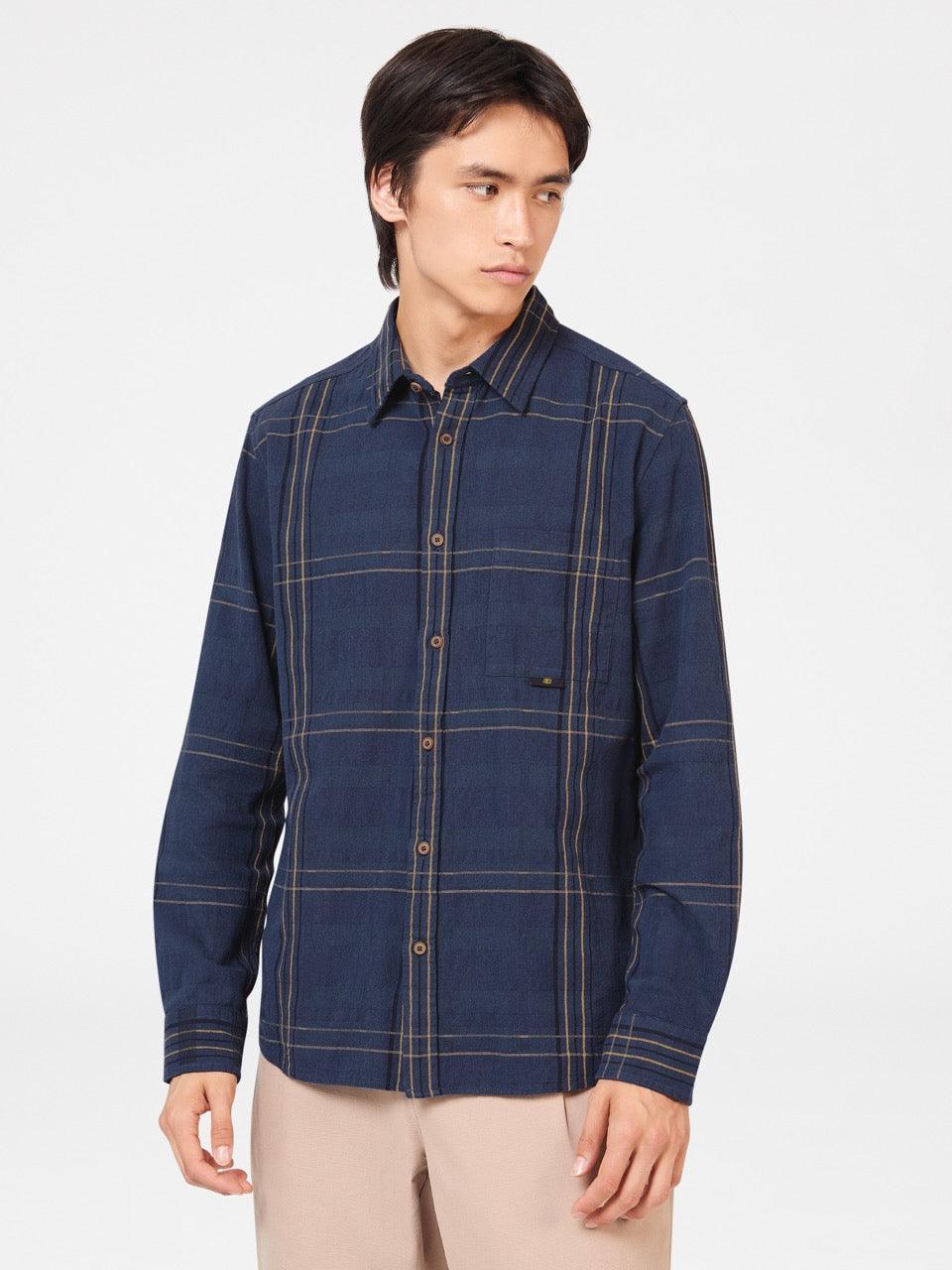 Kosele Ben Sherman B by Ben Sherman Indigo Check Indigo | EWBTN0158