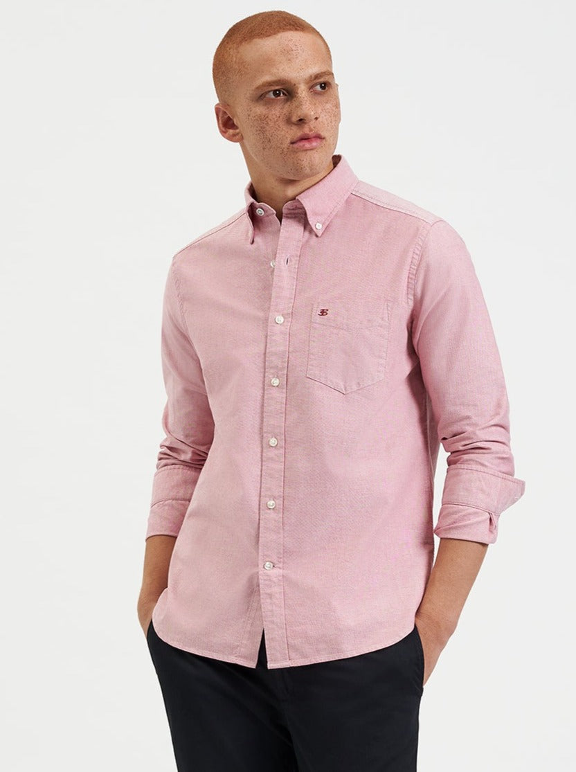 Kosele Ben Sherman Brighton Oxford Organic Svetlo Červené | CWZHB9304