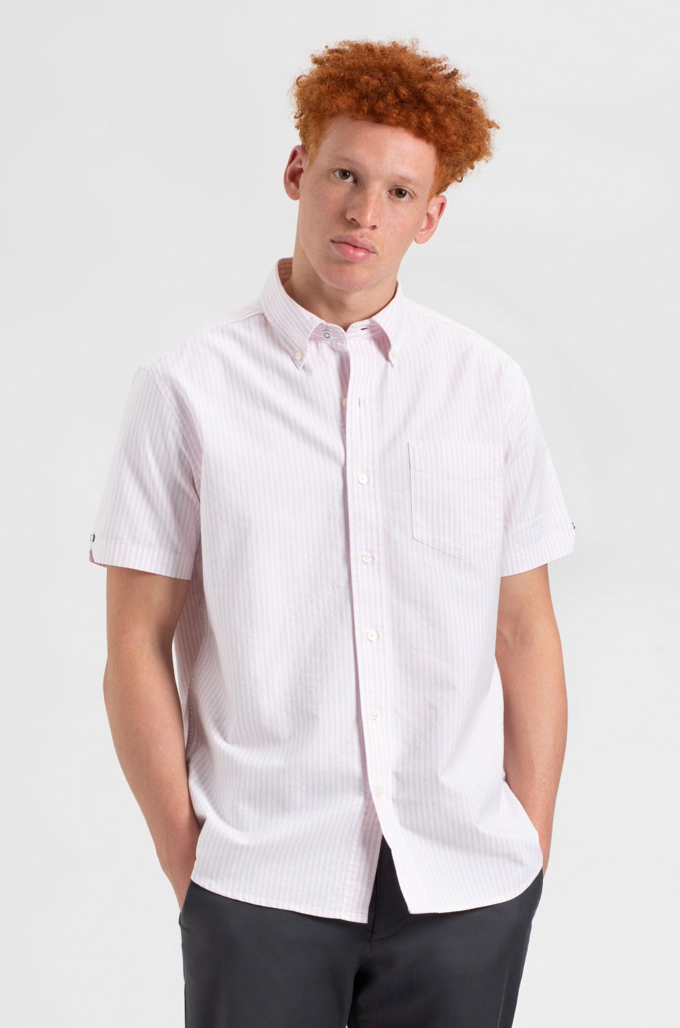 Kosele Ben Sherman Brighton Oxford Ruzove | RPNXE7856