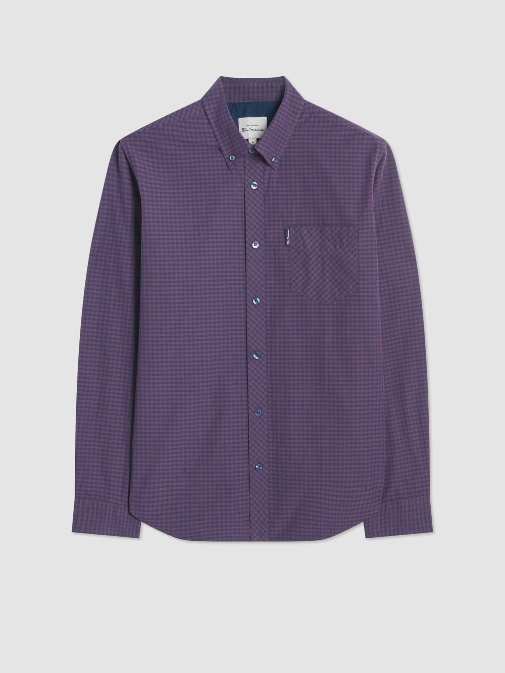 Kosele Ben Sherman Signature Gingham Long-Sleeve Nachový | OZPLW2387