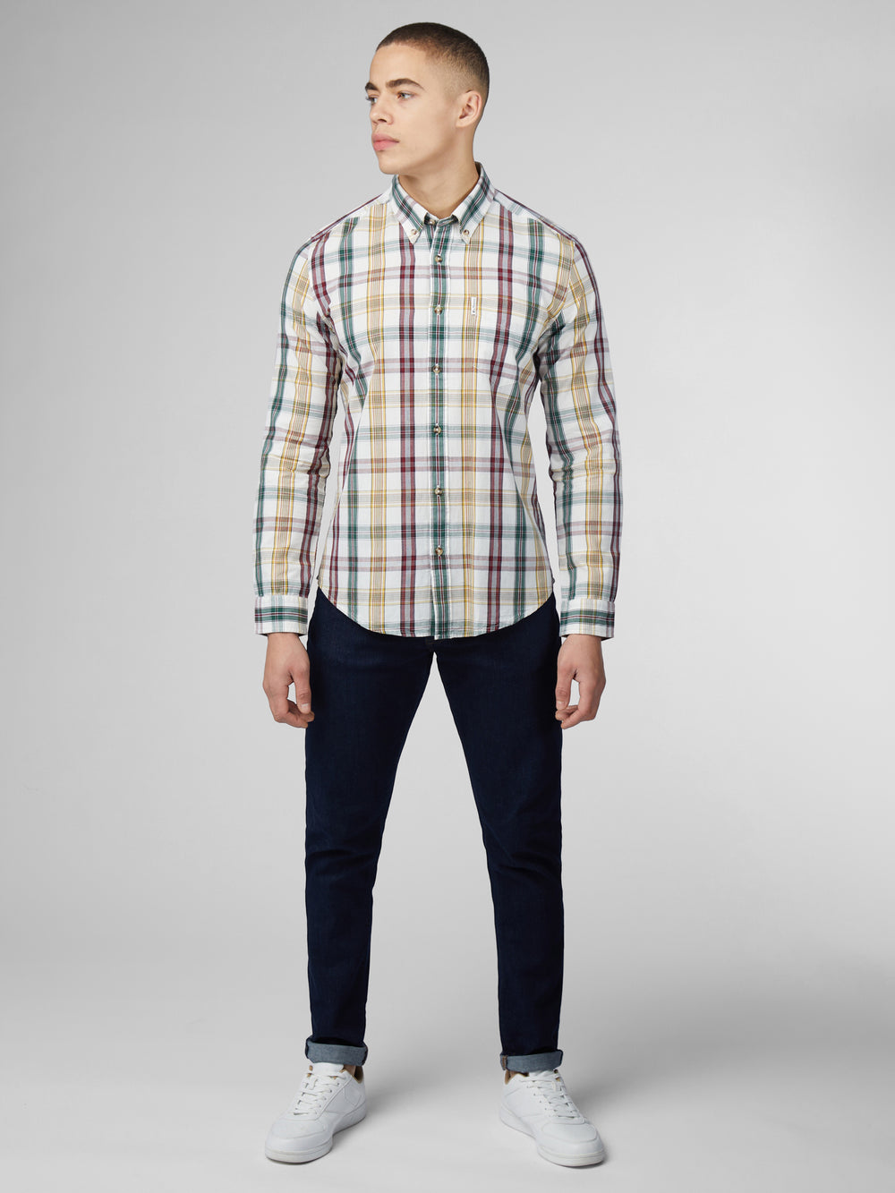 Kosele Ben Sherman Signature Heritage Check Biele | DBHSQ1258