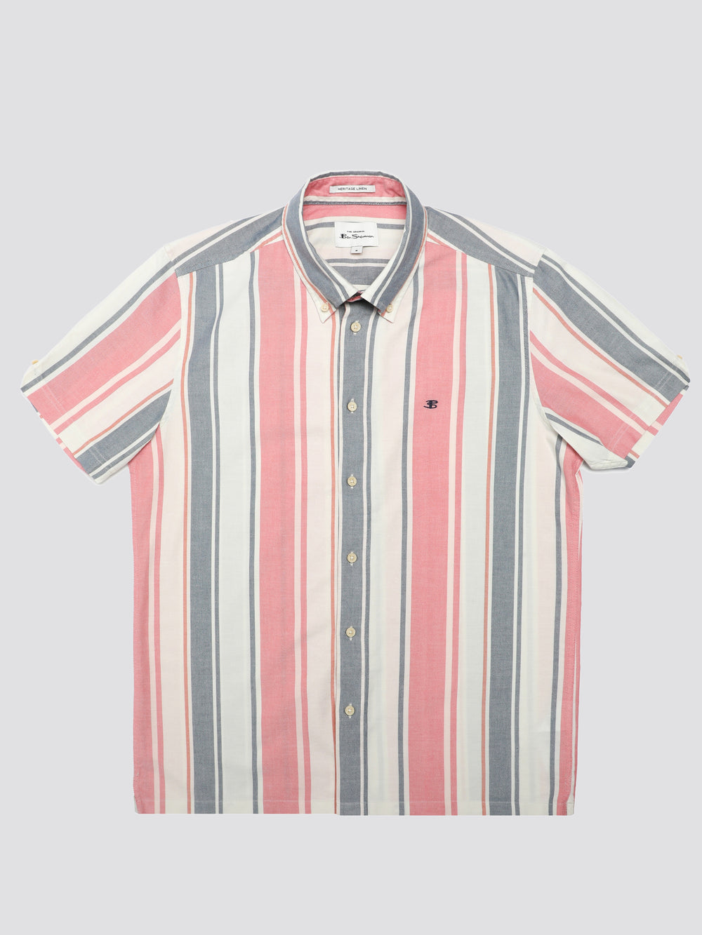 Kosele Ben Sherman Signature Multicolor Stripe Tmavo Ruzove | PRYBT6285