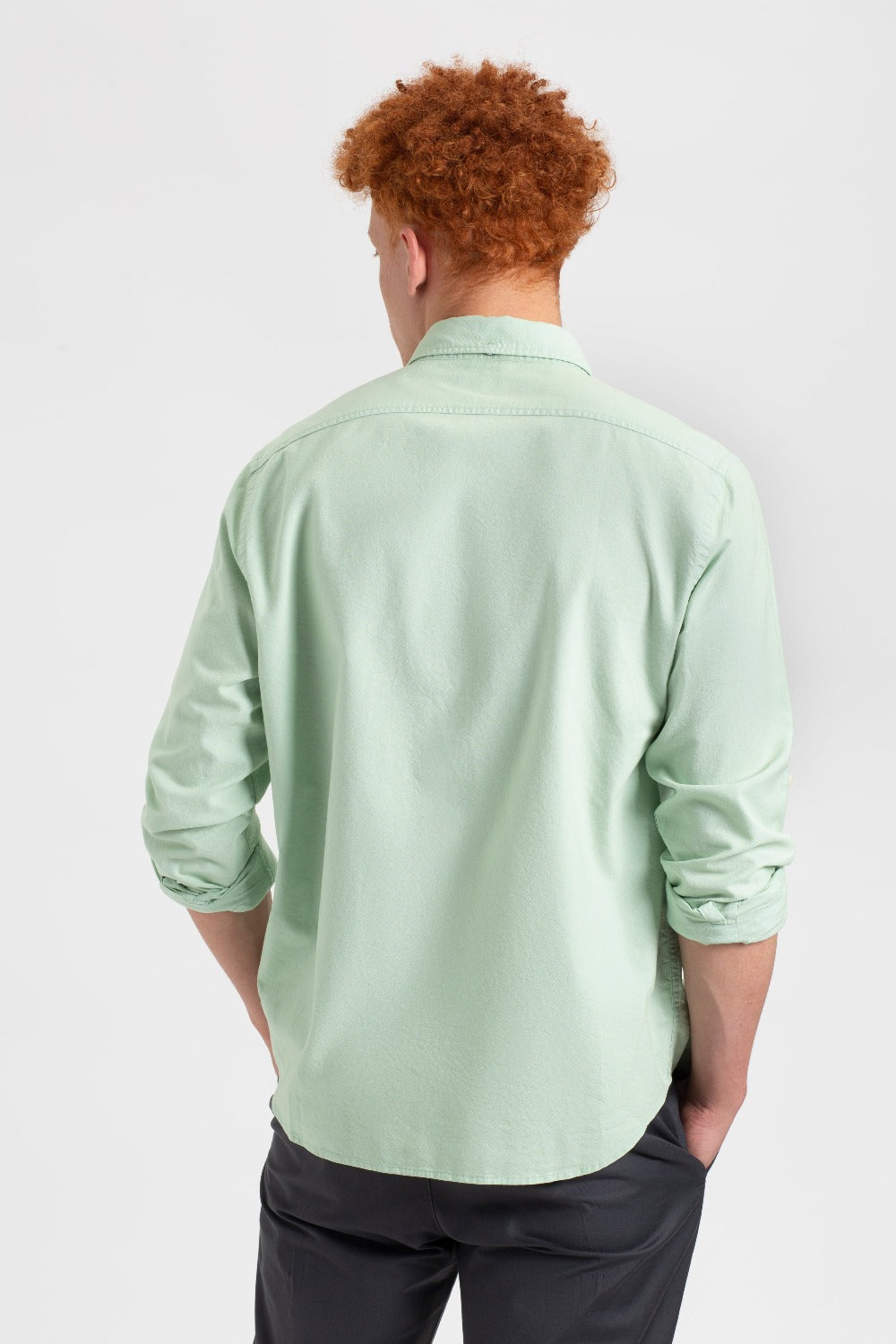 Kosele Ben Sherman St. Ives Resort Oxford Zelene | OMEYU6980