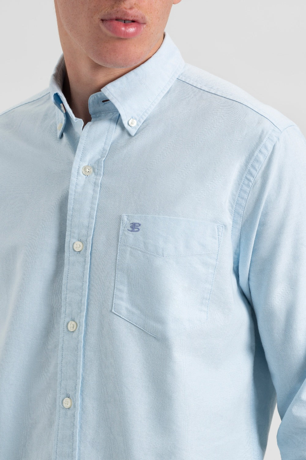 Kosele Ben Sherman St. Ives Resort Oxford Modre | VBSUY7195