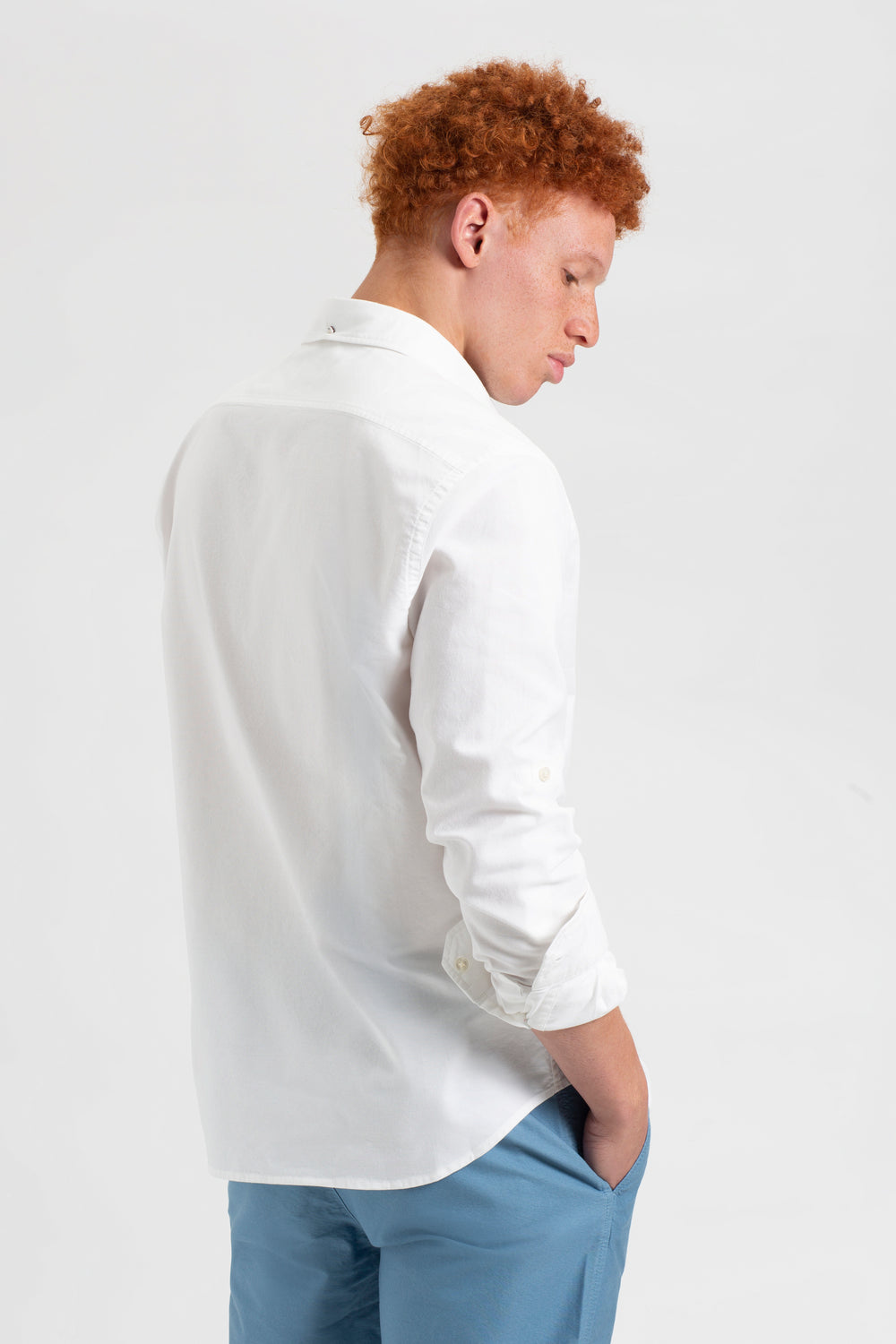 Kosele Ben Sherman St. Ives Resort Oxford Biele | GDLZX3587