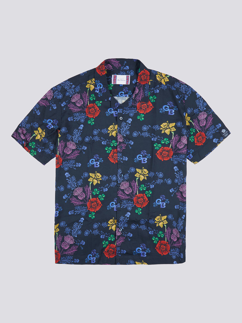 Kosele Ben Sherman Team GB Floral Námornícka Modrá | VJKEW3592