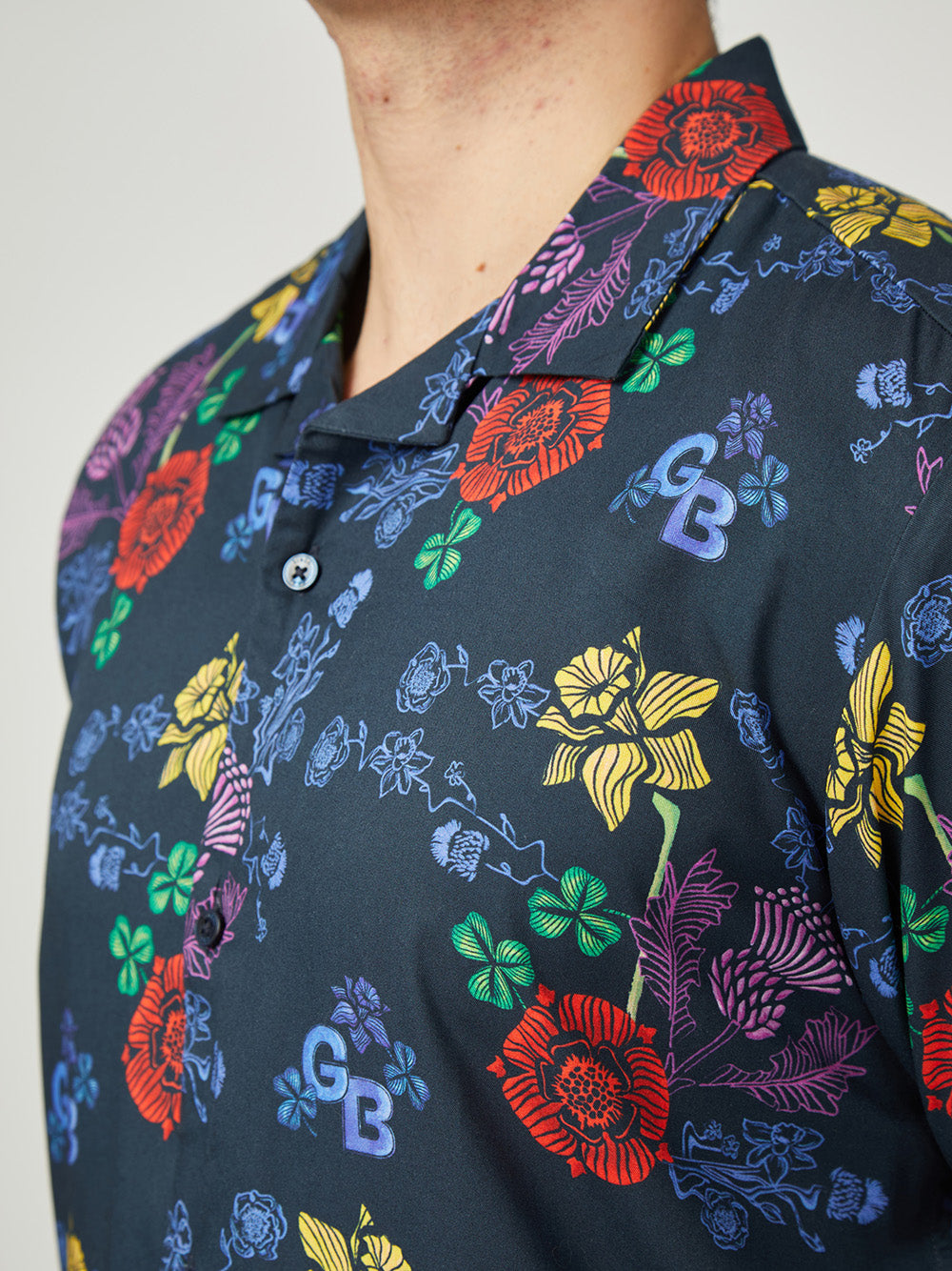 Kosele Ben Sherman Team GB Floral Námornícka Modrá | VJKEW3592