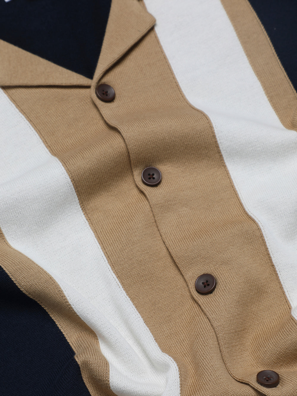 Pleteniny Ben Sherman Signature Resort Neck Button Through Polo Námornícka Modrá | DXZFM4972