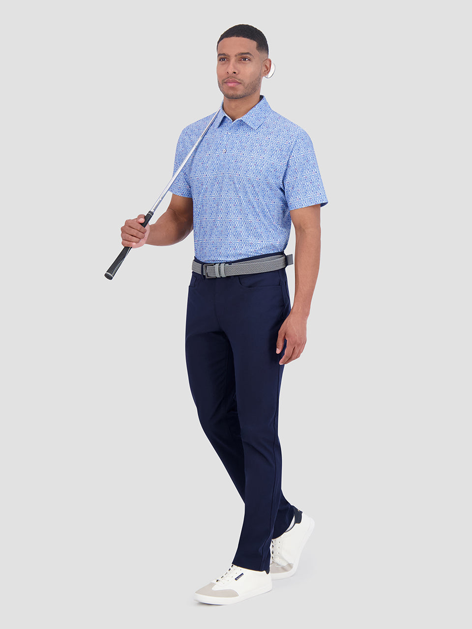 Polokosele Ben Sherman Broken Record Tech Jersey Sports Fit Modre | YOZDJ7263