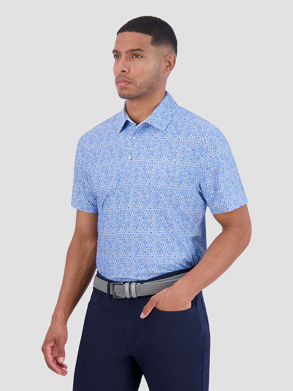 Polokosele Ben Sherman Broken Record Tech Jersey Sports Fit Modre | YOZDJ7263