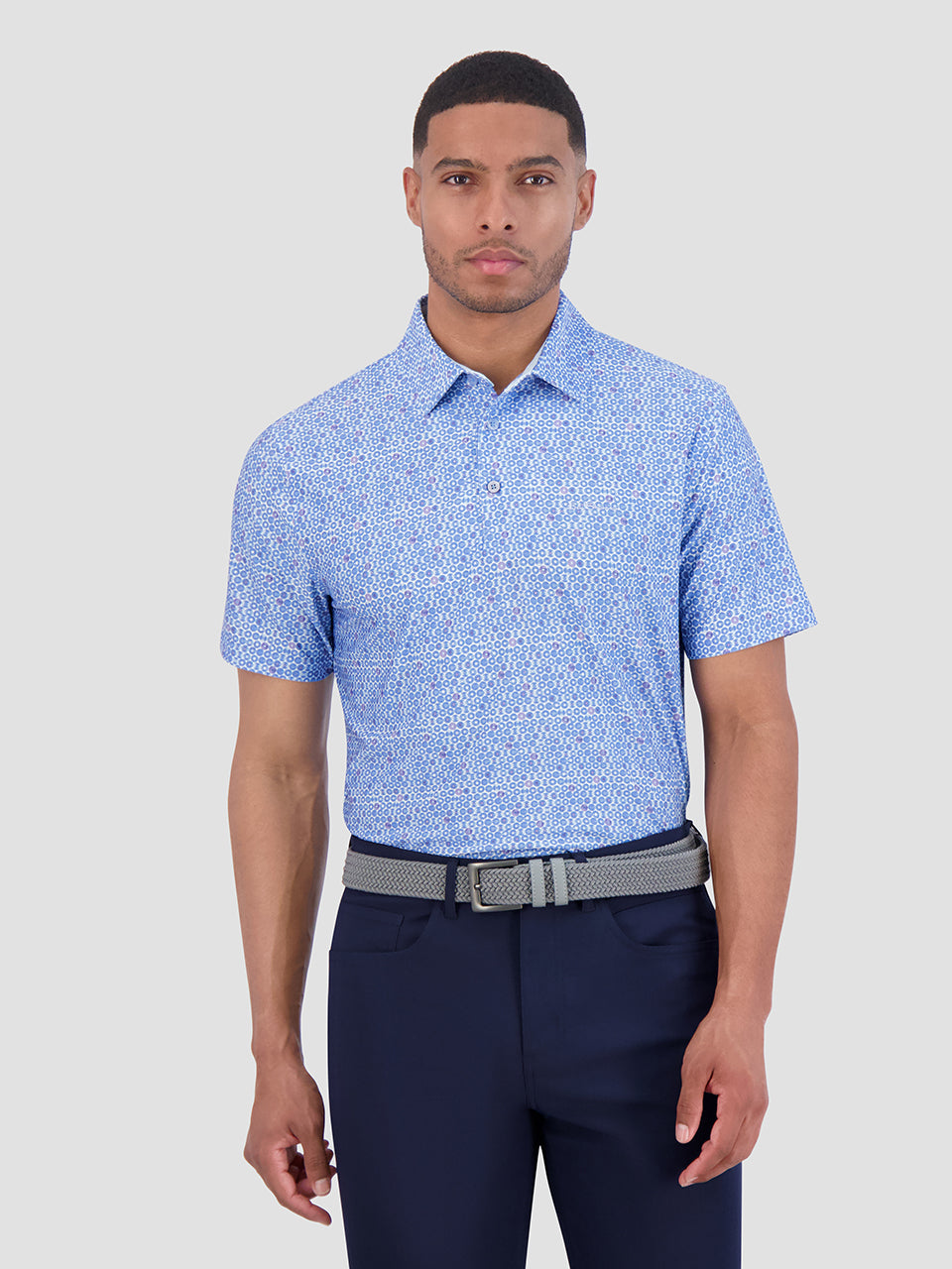 Polokosele Ben Sherman Broken Record Tech Jersey Sports Fit Modre | YOZDJ7263
